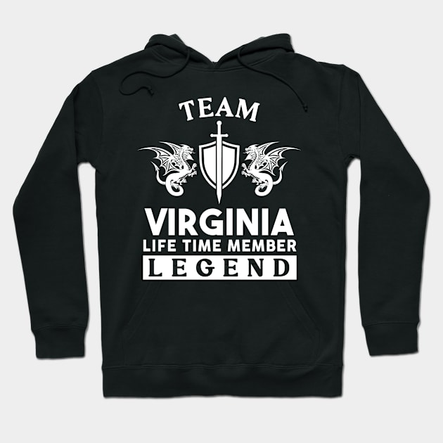 Virginia Name T Shirt - Virginia Life Time Member Legend Gift Item Tee Hoodie by unendurableslemp118